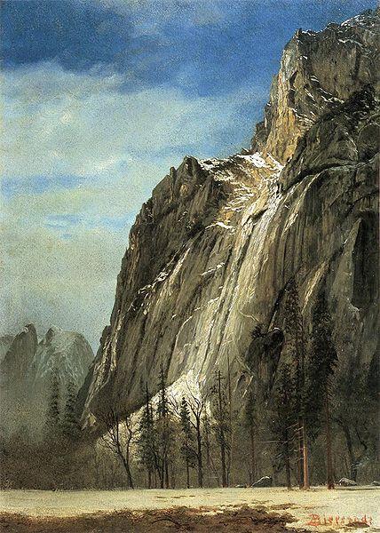 Cathedral Rocks, A Yosemite View, Albert Bierstadt